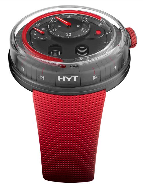 HYT H0 X Eau Rouge Anthracite 048-AD-95-RF-RU Replica watch